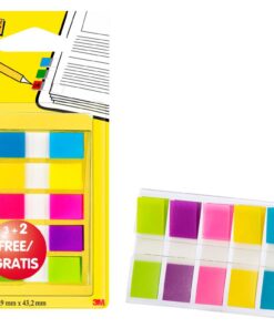 POST-IT INDEX 12X43MM 3+2