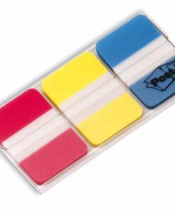 POST-IT INDEX STRONG RG/JN/BL 25.4 X 38MM 22 INDEX / COULEUR