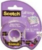ADHESIF SCOTCH GIFT WRAP 15M 19MM SPECIAL POUR CADEAU