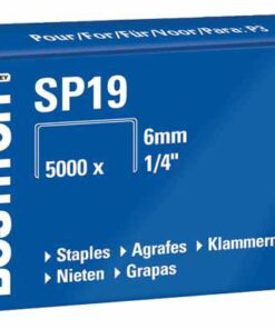 AGRAFES BOSTITCH SP19 ¼"  P3 6MM BOITE 5000 POUR PINCE P3