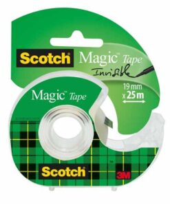 SCOTCH MAGIC 19MM X 25M DEROULEUR RECHARGEABLE AVEC RLX 33M
