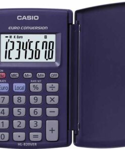 CASIO POCHE HL820ER EURO MINI COQUE PROTECTION CALCULATRICE