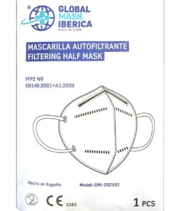 MASQUES FFP2  EN149:2001+A1 EMBALLE INDIVIDUELLEMENT
