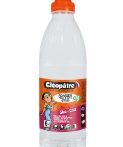 COLLE CLEOPATRE TRANSP 1L SLIM PAPIER & CARTON GEL FORTE DEVIENT TRANSP APRES SECHAGE