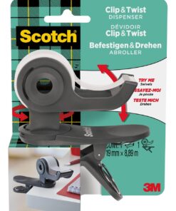 SCOTCH CLIP&TWIST 19MM X 8.9M MAGIC