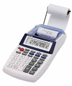 CALCULATRICE BUREAU PRO BOBINNE PAPIER 57MM 4 PILES AA LR6 NON INCLUSES