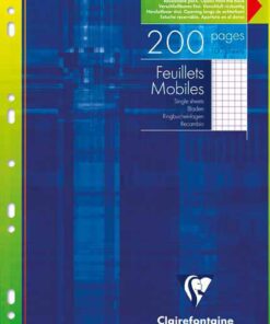 FEUILLE MOBILE A4 200P Q5 90GR CLAIREFONTAINE