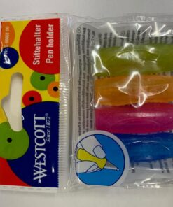 PORTE CRAYON PAR 4 WESTCOTT AIDE A L'APPRENTISSAGE DE L ECRITURE GUIDE DOIGTS ENFANT