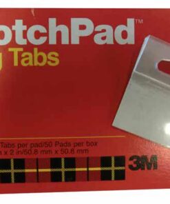 ATTACHE BLISTER SCOTCH PAR 10 HANG TABS ADHESIFS 1075