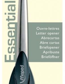 OUVRE LETTRE MAPED 17CM MANCHE ERGONOMIQUE PLASTIQUE