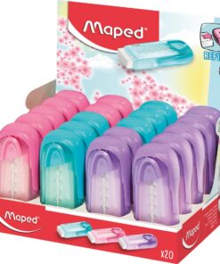 GOMME MAPED PASTEL RECHARGE ABLE - RETRACTABLE - COULEURS ASSORTIES