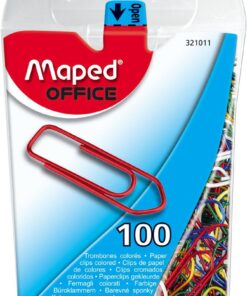 MAPED 100 ATTACHE-TOUT COUL 25MM  - ACIER LAQUE - TROMBONE