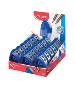 TAILLE CRAYONS MAPED TONIC BLEU - METAL - 2 TROUS
