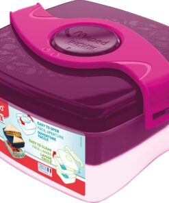 BOITE A TARTINES MAPED ROSE PICNIX - DEUX COMPARTIMENTS LAVAGE FACILE