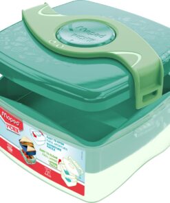 BOITE A TARTINES MAPED VERTE PICNIX - DEUX COMPRATIMENTS LAVAGE FACILE