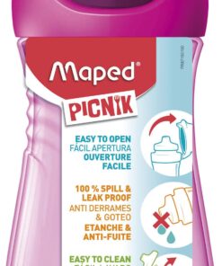 GOURDE MAPED 430ML ROSE PICNIX - LAVAGE FACILE