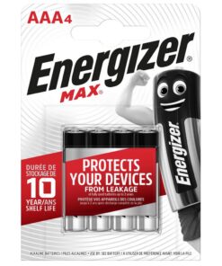 ENERGIZER 4 PILES MAX LR03 AAA