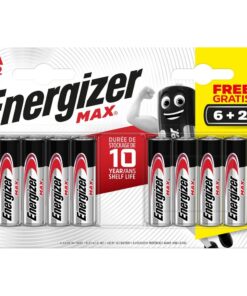 ENERGIZER 6+2 PILES MAX AA LR6