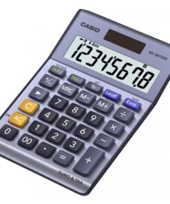 CASIO CALCULATRICE MS88TER PRO EURO CONVERSION - 8 CHIFFRES SOLAIRE ET BATTERIE