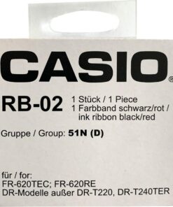 CASIO RB02 BLACK/RED GR:51N POUR FR-620 / DR-T220 / DR-T240TER