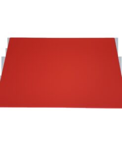 SOUS-MAIN BRONYL ROUGE 800 MICRONS TRANSPARENT 32X45 CM