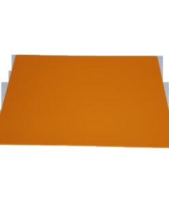 SOUS-MAIN BRONYL ORANGE 800 MIC TRANSPARENT 32X45 CM