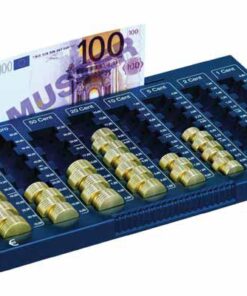 DURABLE EUROBOARD L MONNAYEUR RANGE 8 MONNAIES + BILLETS COMPTAGE FACILE