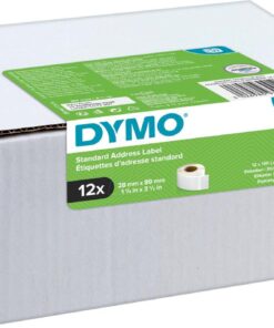 DYMO LW ADRESSE 28X89MM - ETIQUETTE DYMO LABELWRITER - 12 RL - 130 ETIQUETTES - PERMA