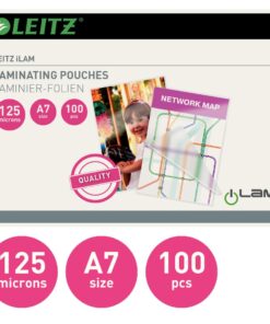 LEITZ 100 ETUIS A7 125 MICRONS ETUIS A PLASTIFIER