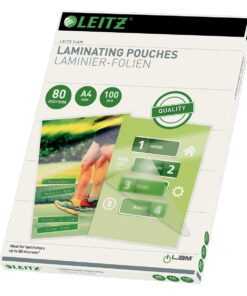 LEITZ 100 ETUIS A4 80 MICRONS ETUIS A PLASTIFIER