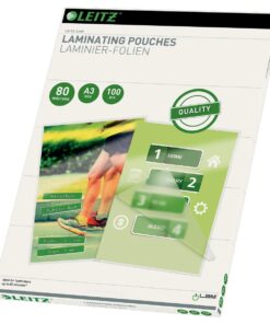 LEITZ 100 ETUIS A3 80 MICRONS ETUIS A PLASTIFIER