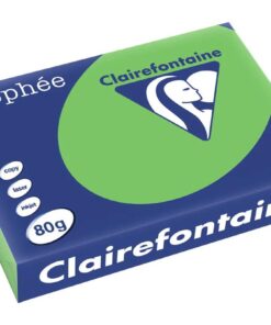 TROPHEE A4 80G VERT MENTHE PAPIER CLAIRFONTAINE RAME DE 500 FEUILLES