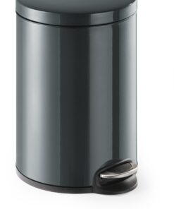 POUBELLE RONDE 20L ANTHRACITE A PEDALE - DIMENSIONS 360 X 455MMM (L x H) diam 292mm