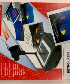 FEUILLES RETRO LASER 100F A4 FILM TRANSPARENT MULTICOM
