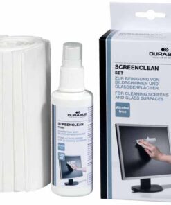 DURABLE VAPO 125ML + 20 LINGET KIT PRODUIT NETTOYAGE 5707 SCREENCLEAN