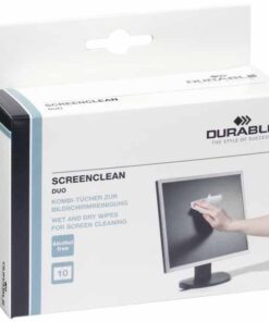 DURABLE SET DUO LINGET PRODUIT NETTOYAGE SCREENCLEAN