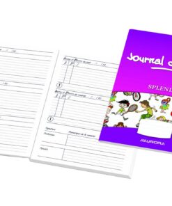 JOURNAL DE CLASSE 16.5X21.5CM FRANCAIS - AURORA SPLENDID COUVERTURE SOUPLE