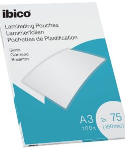IBICO 100 ETUIS A3 75 MICRONS ETUIS A PLASTIFIER
