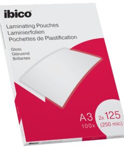 IBICO 100 ETUIS A3 125 MICRONS ETUIS A PLASTIFIER