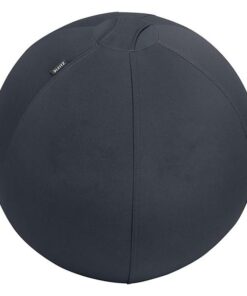 BALLON D'ASSISE 65CM ERGO GRIS FONCE LEITZ ERGO SYSTEME ANTI-ROULEMENT