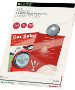 LEITZ 100 ETUIS A3 175 MICRONS ETUIS A PLASTIFIER