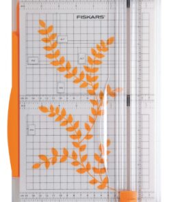 FISKARS MASSICOT PORTABLE 30CM BASE LARGE 6"-15CM LAME ROTAT + RALLONGE JUSQU'A 37CM