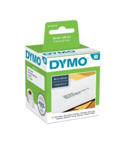 DYMO LW ADRESSE 28X89MM - ETIQUETTE DYMO LABELWRITER - 2 RL - 130 ETIQUETTES - PERMA