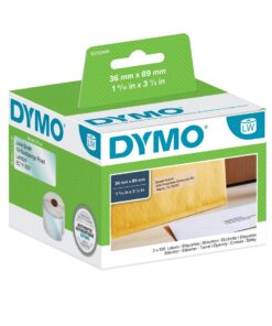 DYMO LW ADRESSE TRANS 36X89MM - ETIQUETTE DYMO LABELWRITER - 1 RL - 260 ETIQUETTES - PERMA
