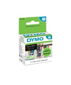 DYMO LW MULTI USAGE 13X25MM - ETIQUETTE DYMO LABELWRITER - 1 RL - 1000 ETIQUETTES - DECOL