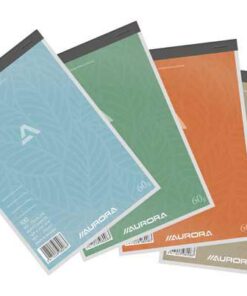 BLOC NOTES 15X21CM LIGNE AURORA - 100 FEUILLES