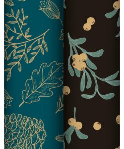 SET 2 RLX CADEAU 5 X 0.35M 70G ETIQUETTES - TINY CLAIREFONTAINE