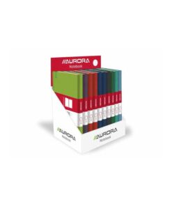 BLOC NOTES Q5 192P 140X215 A5 FERMETURE ELASTIQUE AURORA COUVERTURE ASS SOFT TOUCH