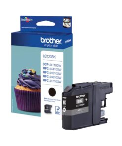 BROTHER CARTOUCHE LC123BK NOIR - LC 123BK- LC-123BK