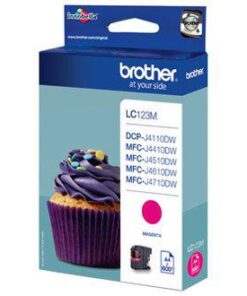 BROTHER CARTOUCHE LC123MLC123Y MAGENTA - LC 123M - LC-123M